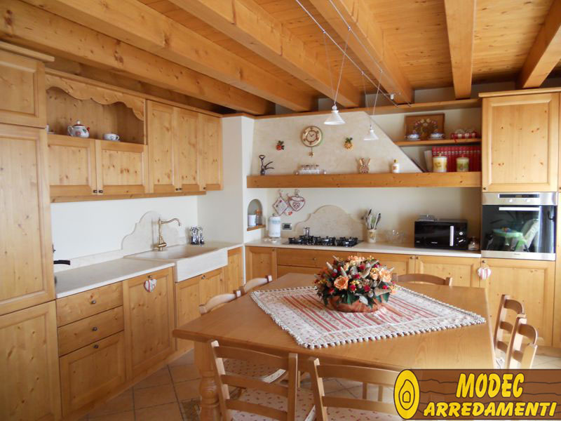 Arredi personalizzati rustici e per la montagna modec arredamenti Mobili rustici montagna
