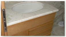 Arredamento: bagno in rovere