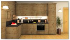 Arredamento in legno: cucina